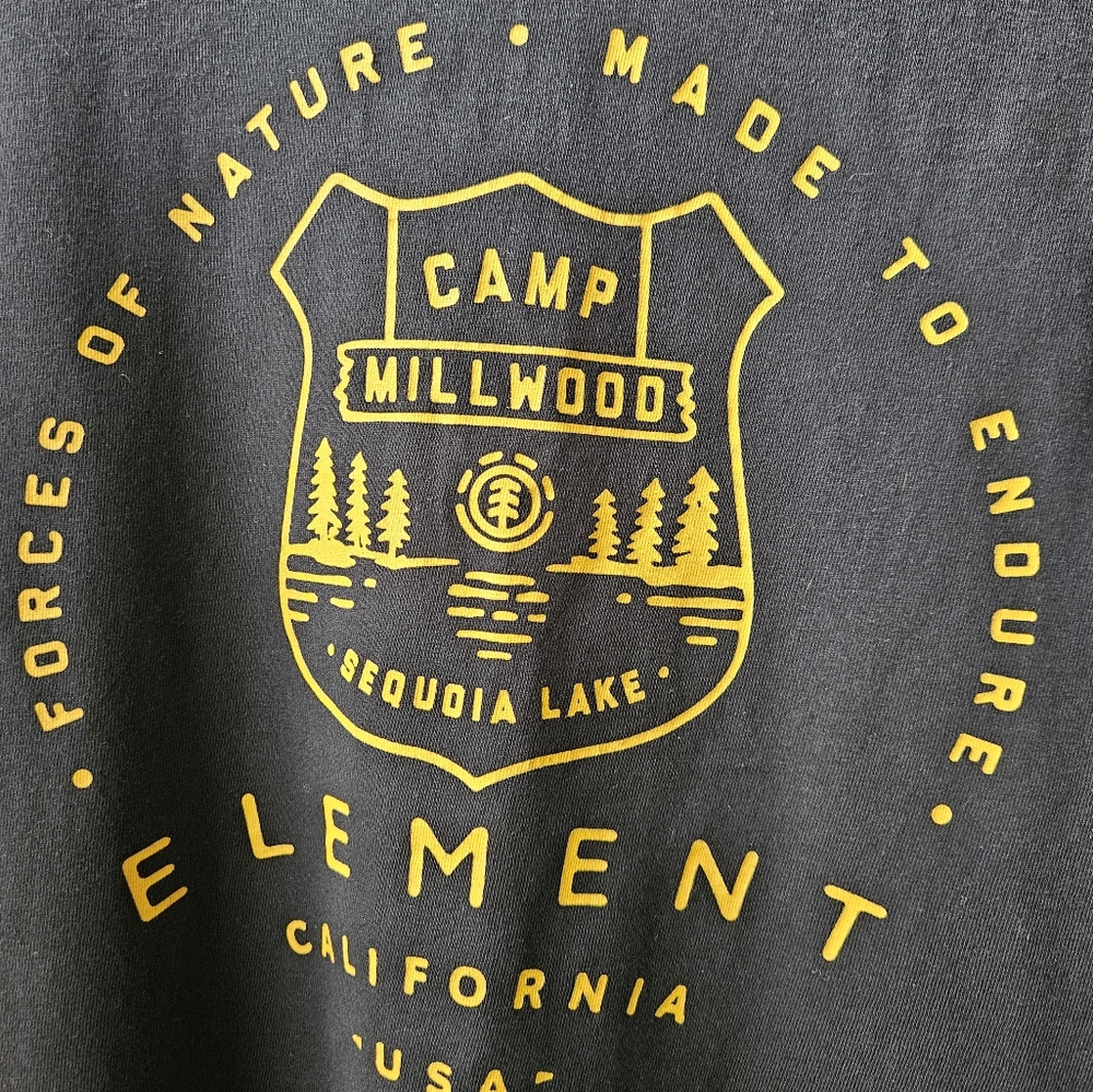 Element Black T-Shirt with Gold Logo XL - Picture 7 of 7